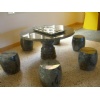 round marble table top marble bench and table