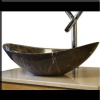 Dark Emperador Marble Sink