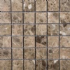 Emperador Dark 2x2 Marble Mosaic
