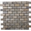 Gold Green Tumbled Slate Mosaic