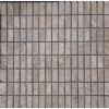 Noce Tumbled Travertine Brick Mosaic