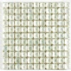 white glass mosaic tile