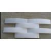 Polished marble mosaic white marble