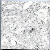 Quartz stone of color white
