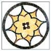 Water jet medallion