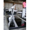 Absolute Black Shanxi Black granite tombstone monu