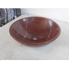 marble stone red basin