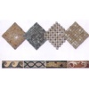 Mosaic floor tile