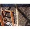gold line grey marble slab