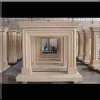 Lime Stone Fireplace