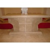 Travertine table top