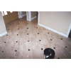 Roman Travertine Absolute Black Granite Dots