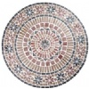 rosso travertine medallion