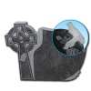 absolute black granite headstones with celtic cros