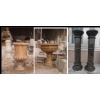 Yellow marble planters