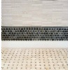 Crema Marfil- Lagos Azul Dot Mosaic