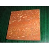 Red travertine