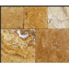 Tumbled Yellow Travertine- Versaille Pattern