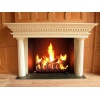 Hebron Gold Limestone Fireplace
