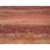 Red Travertine Vein Cut