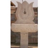 Hand-carved Travertine Fountain