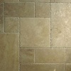 Tumbled Travertine Versailles Pattern