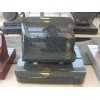 Black Monuments Tombstones with flower