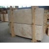 Travertine slab crosscut filled/polished