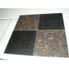 Black galaxy and Tan Brown granite
