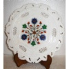 Marble Plate with Inlay Work & Stand