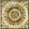 Square Medallion - Mixed Travertine Mosaic