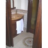 Travertino Giallo Turco Sink, Travertine Rosette