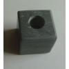 Natural slate candle holder