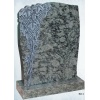 Olive Green Granite Tombstone - BM4