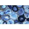 Blue-Agate Semi Precious Stone