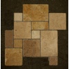 Versailles Pattern Travertine Gold