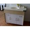 bathroom cabinet with marble top
