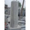 blue limestone columns