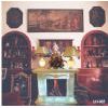 marble translucent fireplace