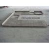 U Shape Kitchen Countertops--Tiger Skin Yellow
