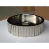 Vacuum brazed diamond grooving wheel