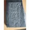 display of stone-engraving sample