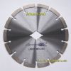 180mm laser welded saw blade with diamond arbor hole.
