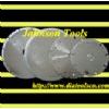 Electroplated cutting and grinding saw blades.