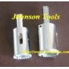 Diamond core bits for glass drilling.