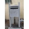 blue limestone mailbox