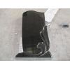 black granite tombstone
