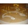 Golden desert marble