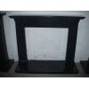 black granite mantel
