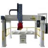 CNC Bridge Saw work with blade and finger bit